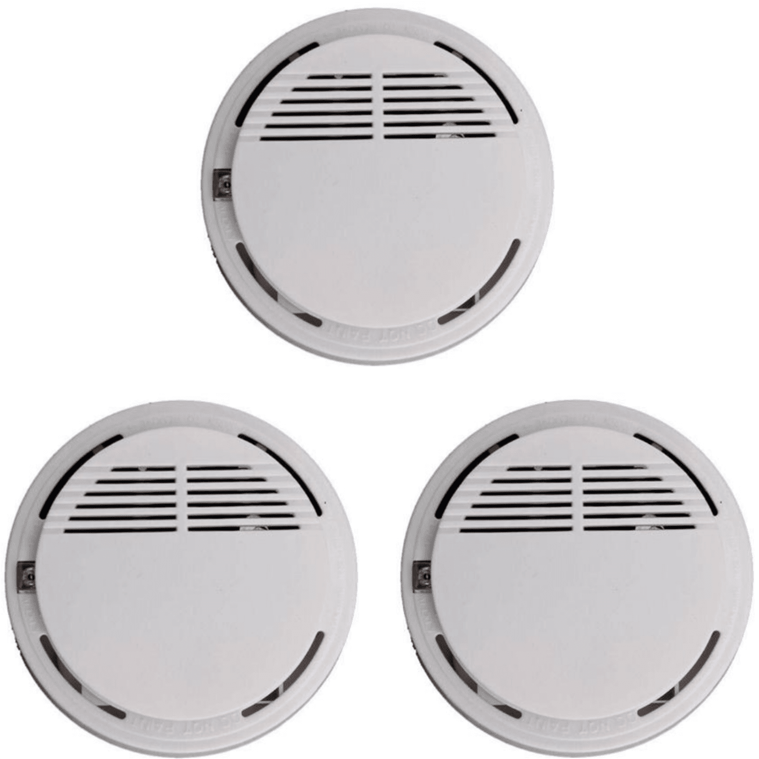 3PCS Smoke Alarm Detector Home Safety Sensor Alert