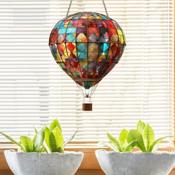 3PCS Solar Hot Air Balloon Lantern with Flame Pathway Flickering Flame Light Decorative Weather-Resistant Hangable Lantern for Yard Porch Patio Wedding Birthday Halloween Christmas pretty good