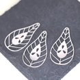 thumbnail image 1 of 3PCS Stainless Steel Metal Leaf Charms Flower Branch Vintage Ornament Handmade Diy Jewelry Accessories Leaves Pendants, 1 of 3