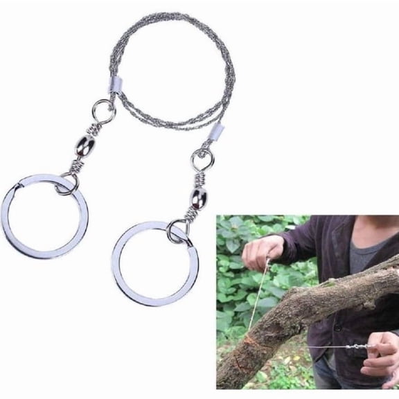 3PCS Stainless Steel Pocket Wire Saw, Compact Survival Hand Saw Tool Camping