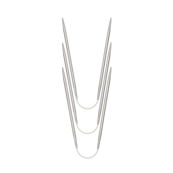 3PCS Steel Circular Knitting Needle with Wire for Blanket Crochet Knitting Needle for Weaving Knitting