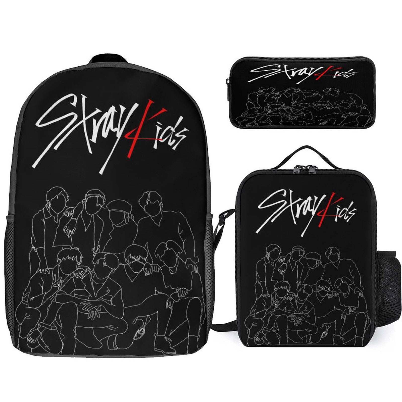 3PCS Stray Backpack Set Cartoon Backpacks with Pencil Case and Lunch ...