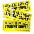 thumbnail image 1 of 3PCS Student Driver Magnet Safety Sign,9 x 3.9 inch Car Vehicle Reflective Sign Sticker Bumper for New Drivers, 1 of 8