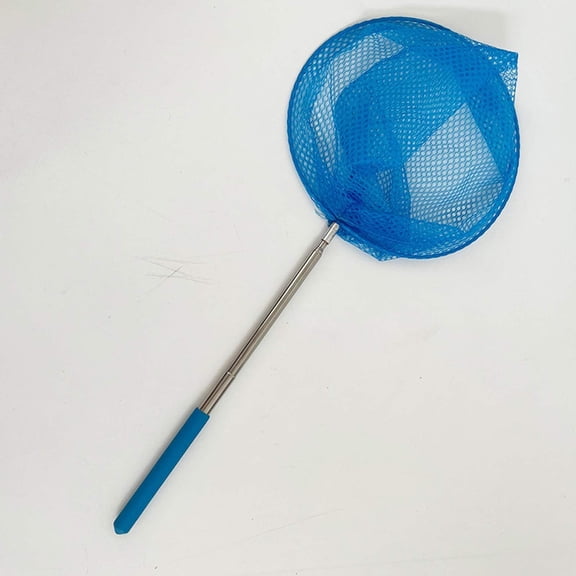 3PCS Swimming Pool Cleaning Nets - Stainless Steel Telescopic Fishing Net for Outdoor Beach Toys, Retractable Bug Net for Pool & Park