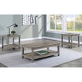 thumbnail image 1 of 3PCS Table Set for Living Room | Modern Design for Home | Gray Brown Wood | Simple Assembly Needed, 1 of 5