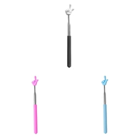 3PCS Telescopic Teachers Pointer - 2025 New Extendable Hand Pointer Stick, Mini Classroom Finger Pointer Stick for Elementary School Kindergarten and Teacher Supplies Interactive Learning