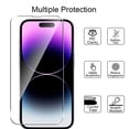 thumbnail image 1 of 3PCS Tempered Glass For iPhone 16 15 14 13 12 11 Pro Max Protective Glass On iPhone 16 15 14 13 12 11 XR XS Max Screen Protector 3PCS Tempered Glass For iPhone16 Pro, 1 of 6