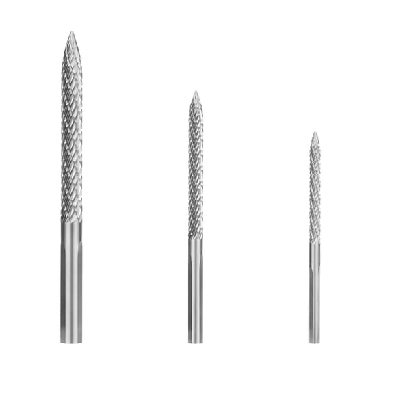 3PCS Tire Repair Carbide Burr Drill Bit Car Wire Cutter Tools Kit 3mm/4.5mm/6mm TAPDRA Spare Part