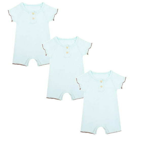 3-Pack Toddler Clothes Baby Girls Boys Bodysuit Breathable Pajamas Romper Jumpsuit Baby Clothing 18 Months