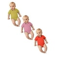 thumbnail image 1 of 3PCS Toddler Clothes for Boys Baby Boys Bodysuit Comfortable Collar Backed Onesie Pajamas Clothes 18 Months, 1 of 8