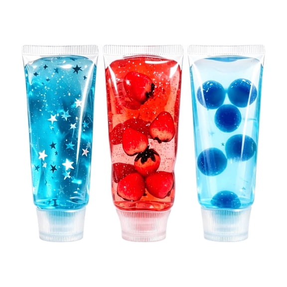 3PCS, Toothpaste Squishies, Fidget Toys Adults & Teens Easter Basket Stuffers, Toothpaste Sparkling Stress Relief Collectible, Sensory Stress Squeeze Toys