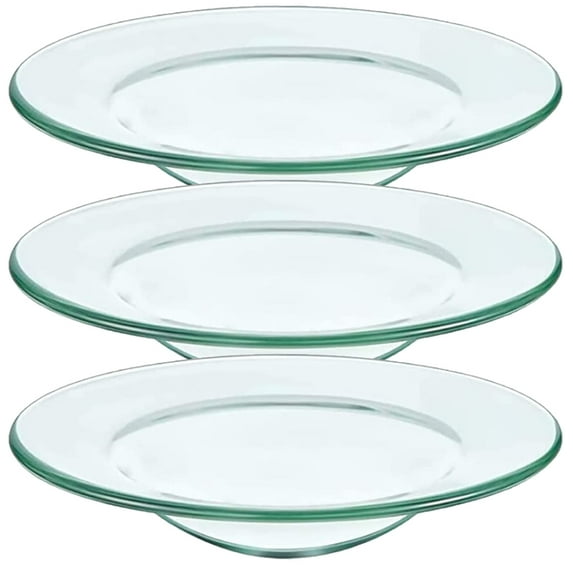 YEAHIBABY Yeahibaby Transparent Glass Wax Warmer Dish for Home Aromatherapy