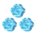 thumbnail image 1 of 3PCS Transparent Sparkle Powder Cat Claw Squeaky Toys, Adults Slow Rising Stress Ball Fidget Toys, Soft Squeeze Decompression Dough for Adults, Creative Small Cat Claw Plush Toys, Sky Blue, 1 of 4