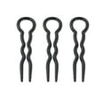 thumbnail image 1 of 3PCS U Shaped Hair Pins for Elegant Updos Wavy Crinkles and Sleek Styles - Versatile Hair Accessories for Women and Girls, 1 of 7