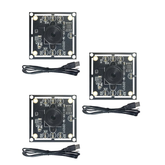 3PCS USB Camera Module OV9732 1MP 720P 100 Degree Lens Adjustable Focusing