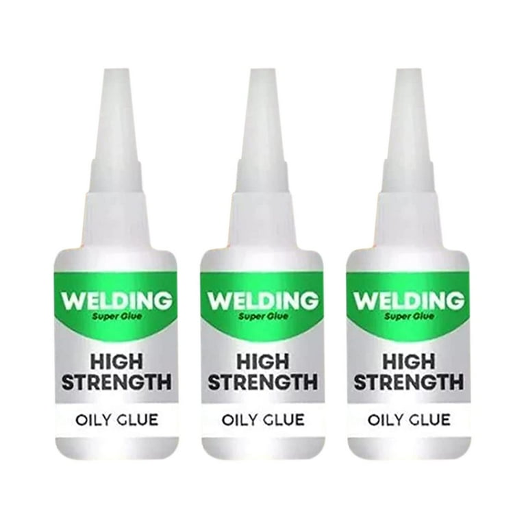 3PCS Universal Super Tough Glue Waterproof Super Glue Strong DIY Plastics PVC Rubber Glue for Resin Ceramic Metal Glass 30ML
