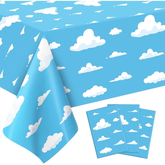 3PCS Video Game Tablecloth, Super Theme Plastic Tablecover Disposable Table Covers for Game Theme Birthday Party Decorations Supplies, 86.6 x 51.2in