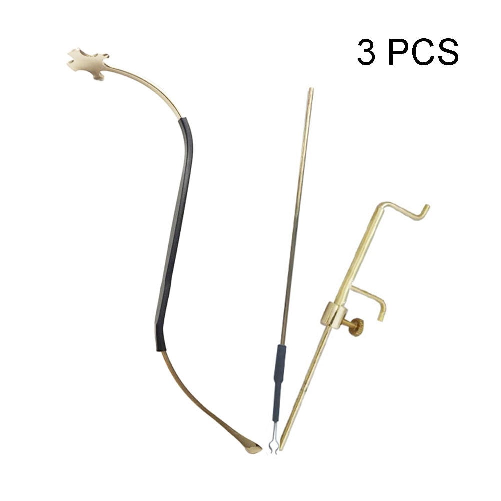 3PCS Violin Luthier Tools Kit Violin Sound Post Installation Tool Making Tools