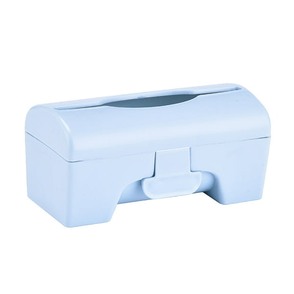 3PCS Wall Mount Trash Bag Dispenser Self-adhesive Trash Bag Container Garbage Bag Storage Box for Bathroom Kitchen (Random Color)