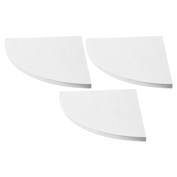 3PCS Wall Mounted Floating Corner Shelves Wooden Display Storage Rack Organizer for Home Bedroom Living Room Decor