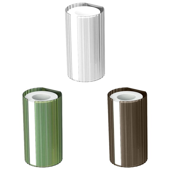 3PCS Wall Mounted Paper Towel Holder, No Drill Adhesive Dispenser, PET Material Storage Organizer for Kitchen Bathroom Countertop, Space Saving Utility Box - Clear+Green+Grey
