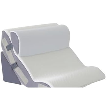 3PCS Wedge Pillow Set for After Surgery, Back Pillow for Bed Sitting up, 10-in-1 Foam Wedge Pillow for Acid Reflux & Back Pain Relief, Post Surgery Pillow for GERD & Snoring, White
