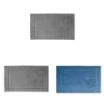thumbnail image 1 of 3PCS White Cotton Classic Rug Bath Mats Absorbent Cotton Hotel Spa Shower Bathtub Mats [Not A Bathroom Rug] Machine Washable Shower Bathroom Floor Towel, 1 of 8