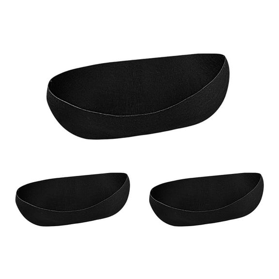 3PCS Window Box Liner Fabric Planter Liner Flower Pot Basket Liner Window Flower Bed Liner Black Hanging Flower Basket Liner for Plant and Flower Planting Garden Balcony Outdoor Decoration 24in