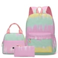 thumbnail image 1 of Lumtrix 3PCS Teens Backpack with Lunch Box Set Gradient Bookbag Lightweight Baypack for Teens & Teens C, 1 of 9