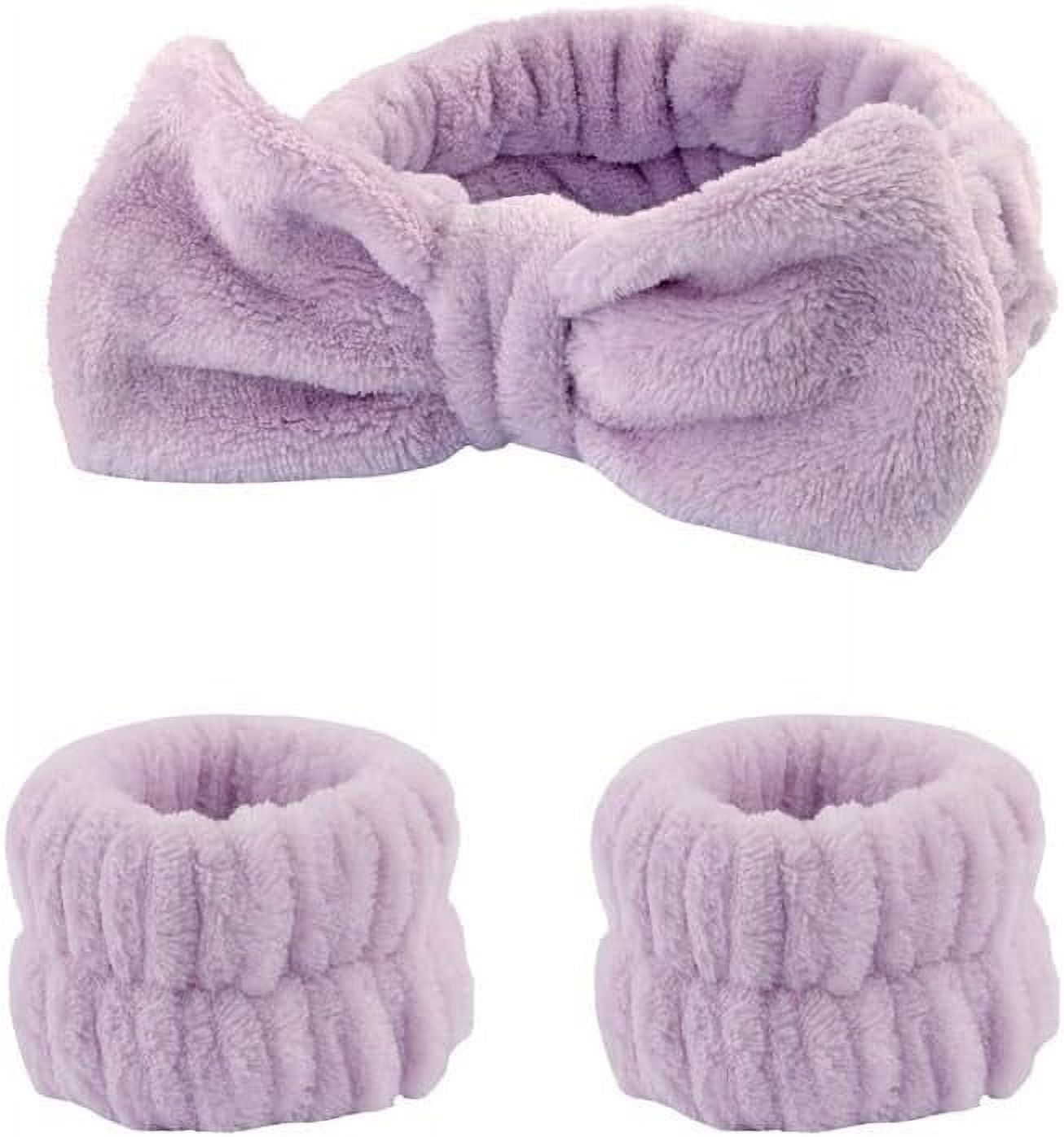 3PCS Wrist Spa Washband Make Up Towel Band Wristband Scrunchies Washing