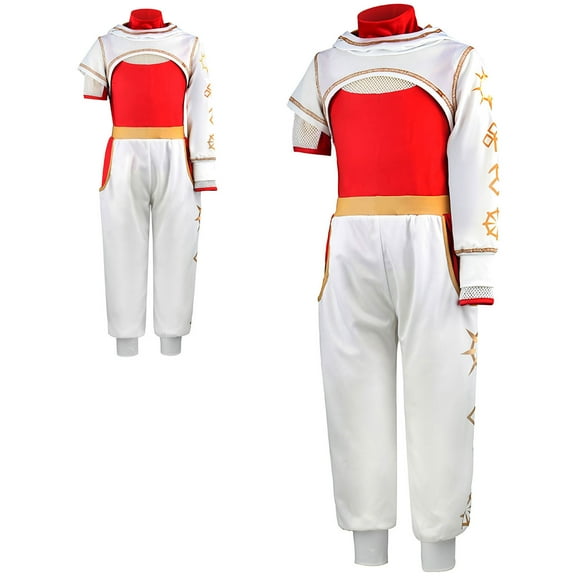 3PCS Zombies Girls Costume Halloween Cosplay Cheerleader Outfits for 5-6 Year