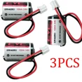thumbnail image 1 of 3PCS for EVE ER14250 1/2AA 3.6V 1200mAh LS14250 Lithium Replace Battery w/ Plug, 1 of 7
