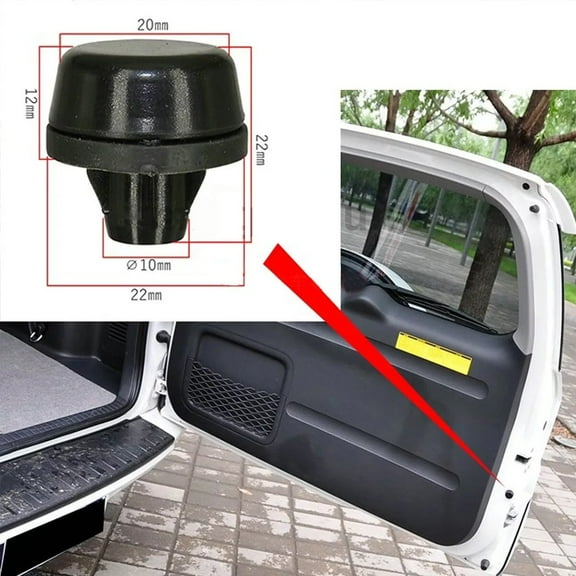 3PCS for Toyota for Rav4 09-12 Rear Damping Stopper Block Tailgate Rubber Buffer