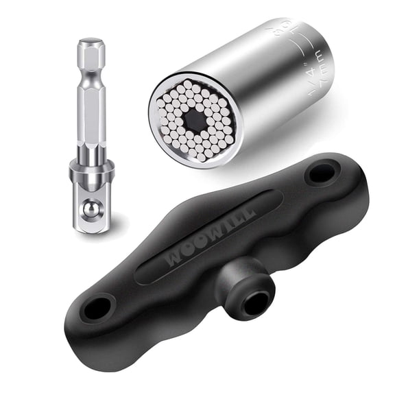 3PCS/set Universal Socket Tools 1/4 inch-3/4 inch Metric 7mm-19mm DIY Gadget Hand Tools Ideal Gift for Dad, Husband, or Fathers Day"