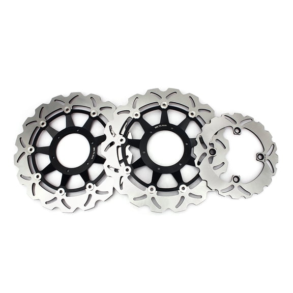3PCs Front Rear Brake Discs Rotors For HONDA CBR 1000 RR Fireblade 1000CC 2008-2016 2009 2010 2011 2012 2013 2014 2015