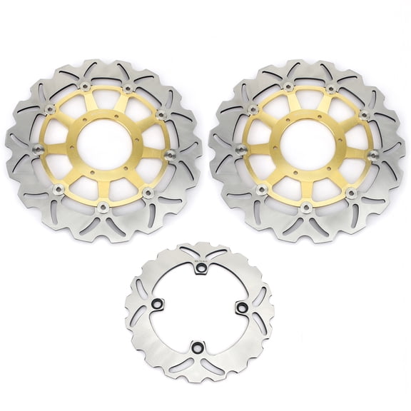 3PCs Front Rear Brake Discs Rotors For HONDA CBR 929 RR Fireblade 2000 2001 CBR 954 RR Fireblade 2002 2003
