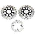 thumbnail image 1 of 3PCs Front Rear Brake Discs Rotors For HONDA CBR929RR Fireblade 2000 2001 CBR954RR Fireblade 2002 2003 02 03, 1 of 5