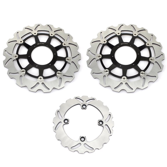 3PCs Front Rear Brake Discs Rotors For HONDA CBR929RR Fireblade 2000 2001 CBR954RR Fireblade 2002 2003 02 03