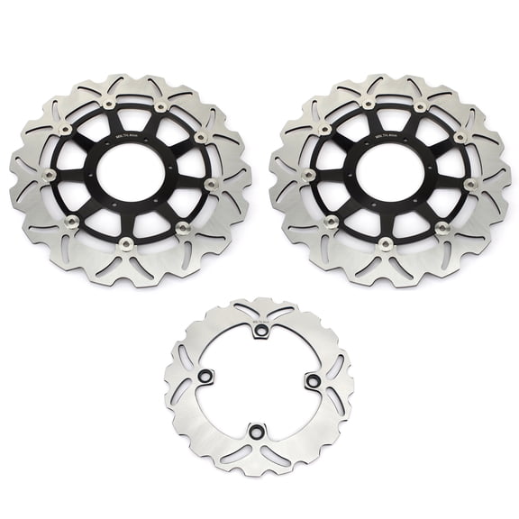 3PCs Front Rear Brake Discs Rotors For HONDA CBR929RR Fireblade 2000 2001 CBR954RR Fireblade 2002 2003 02 03