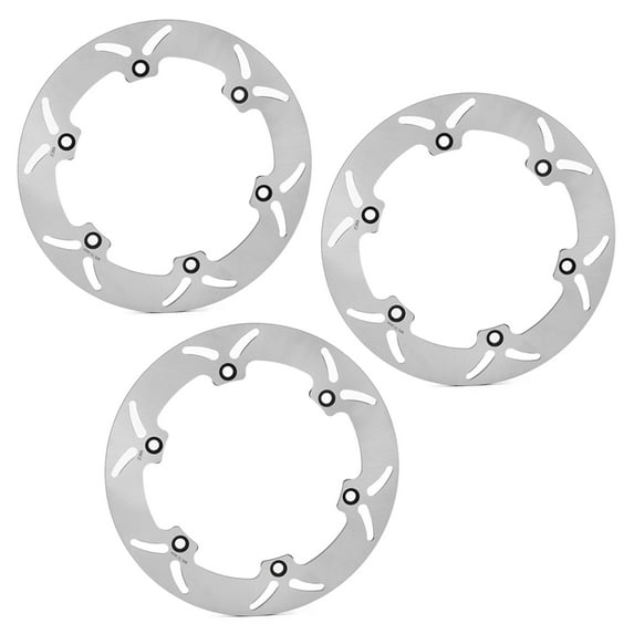 3PCs Front Rear Brake Discs Rotors For HONDA GL 1500 Goldwing 1988-1989 GL 1500 Goldwing A / SE 88 89 1988 1989