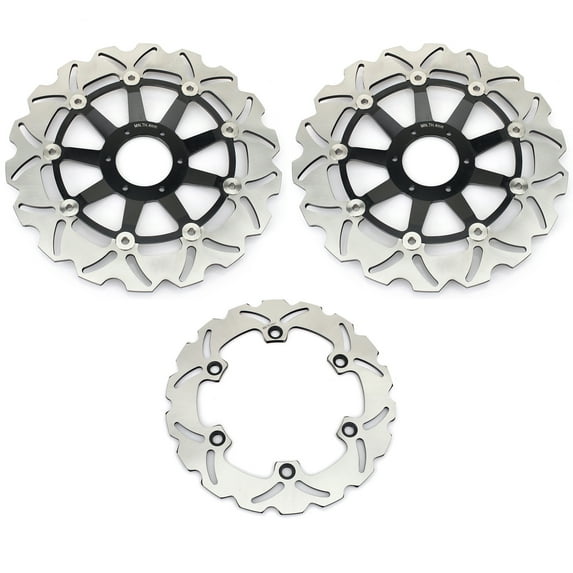 3PCs Front Rear Brake Discs Rotors For HONDA XL 1000 V Varadero 1000 2003-2012 2004 2005 2006 2007 2008 2009 2010 2011