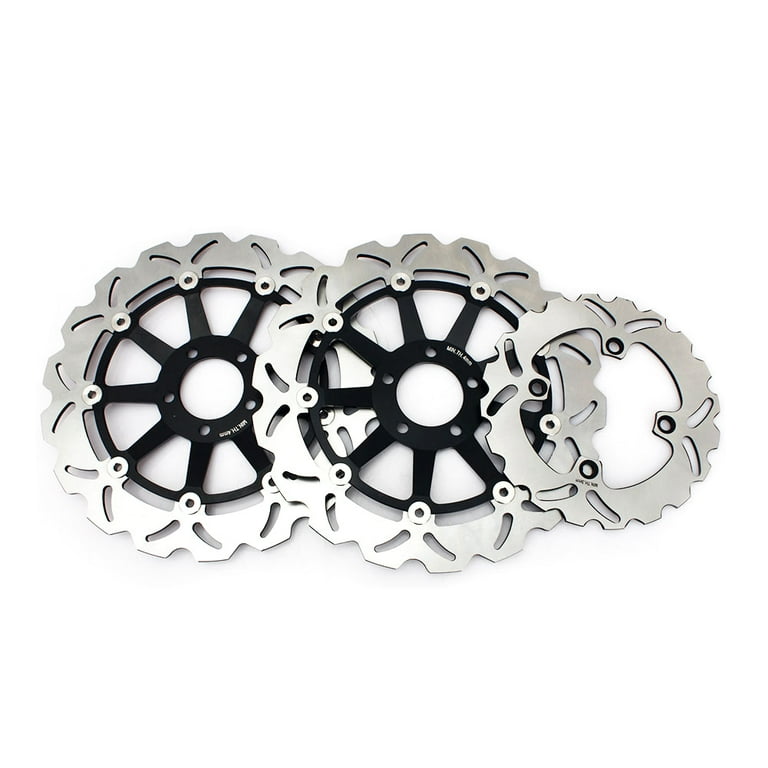 3PCs Front Rear Brake Discs Rotors For KAWASAKI ZX9R Ninja ZX 900