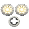 thumbnail image 1 of 3PCs Front Rear Brake Discs Rotors For TRIUMPH Tiger 1050 07-14 Tiger 1050 SE 09-13 10 11 12, 1 of 5