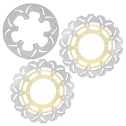 3PCs Front Rear Brake Discs Rotors For YAMAHA FJR 1300 A 03-18 FJR1300 04-13 FJR 1300 AS 2006-2019