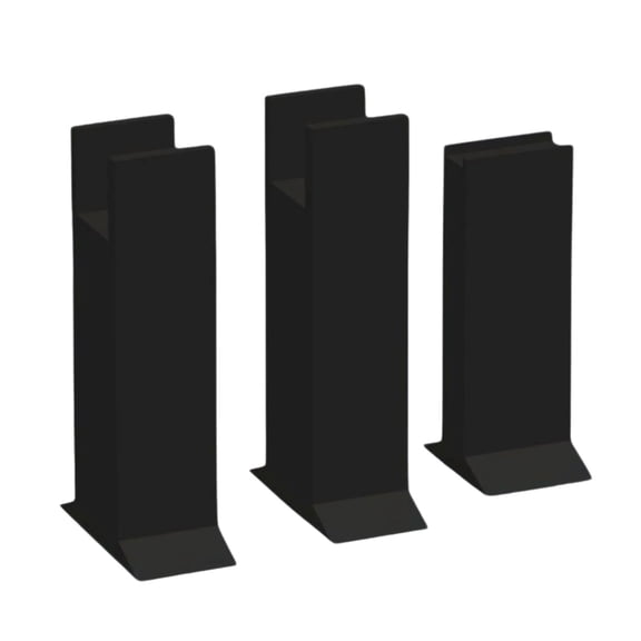 3PCs Lightweight Laptop Stand Risers Set Adjustable Heights Tilts Portable Design For Home Office Workspaces