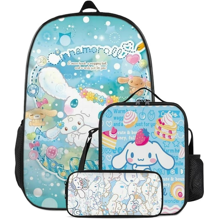 3PCs kawaii backpack set Kids backpack school bookbag cute fashion backpack with Insulated Lunch Bag tote and pencil case Walmart