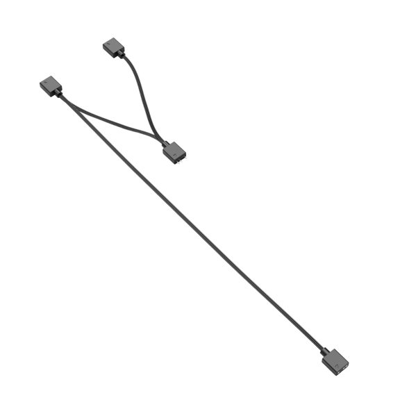 3PIN ARGB Synchronization Cable ARGB Splitter Cable For Computer Case Fan Easy Layout ARGB Fan Hubs 30cm