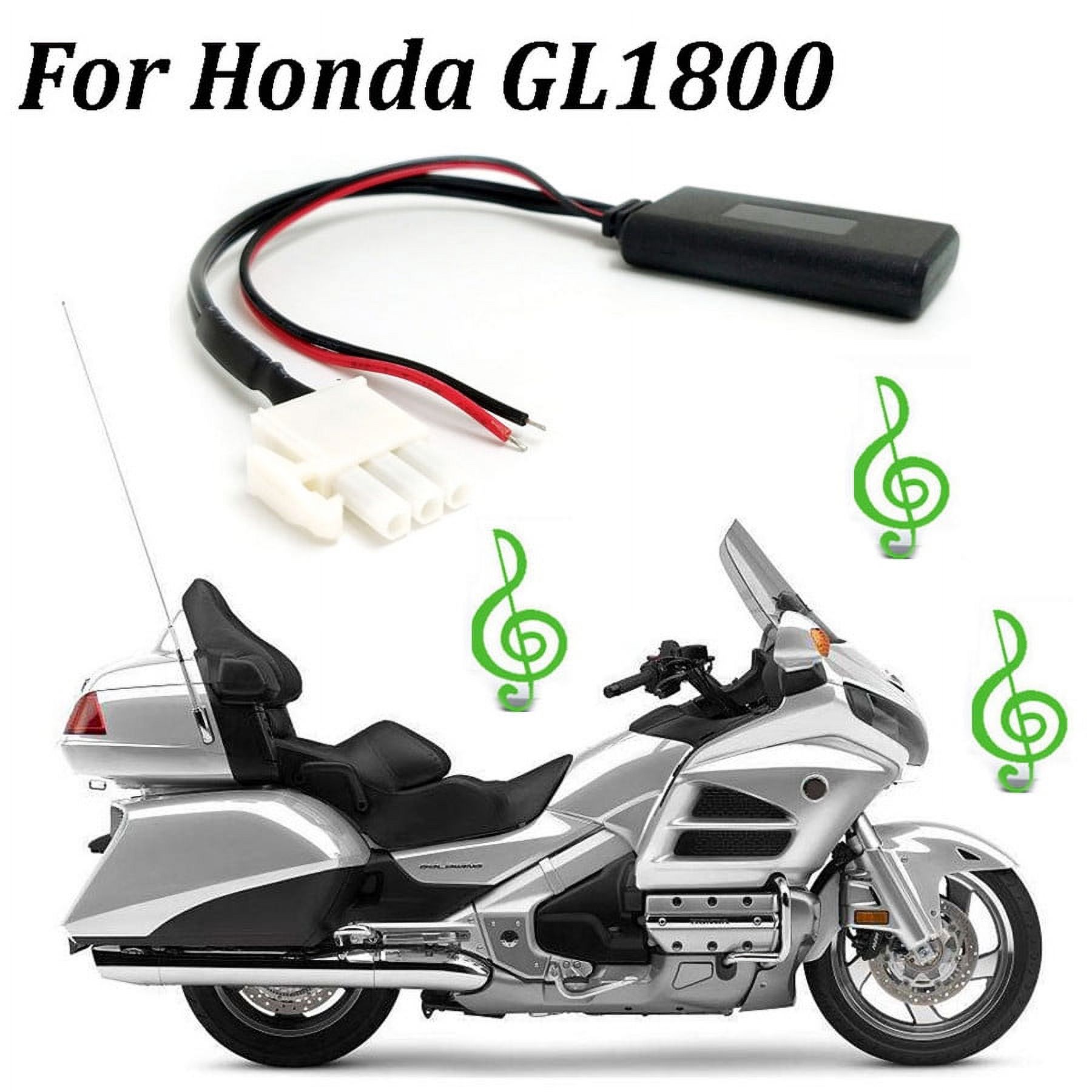 3PIN Wireless 4.0 Audio AUXIN Cable Adapter For Honda Goldwing GL1800