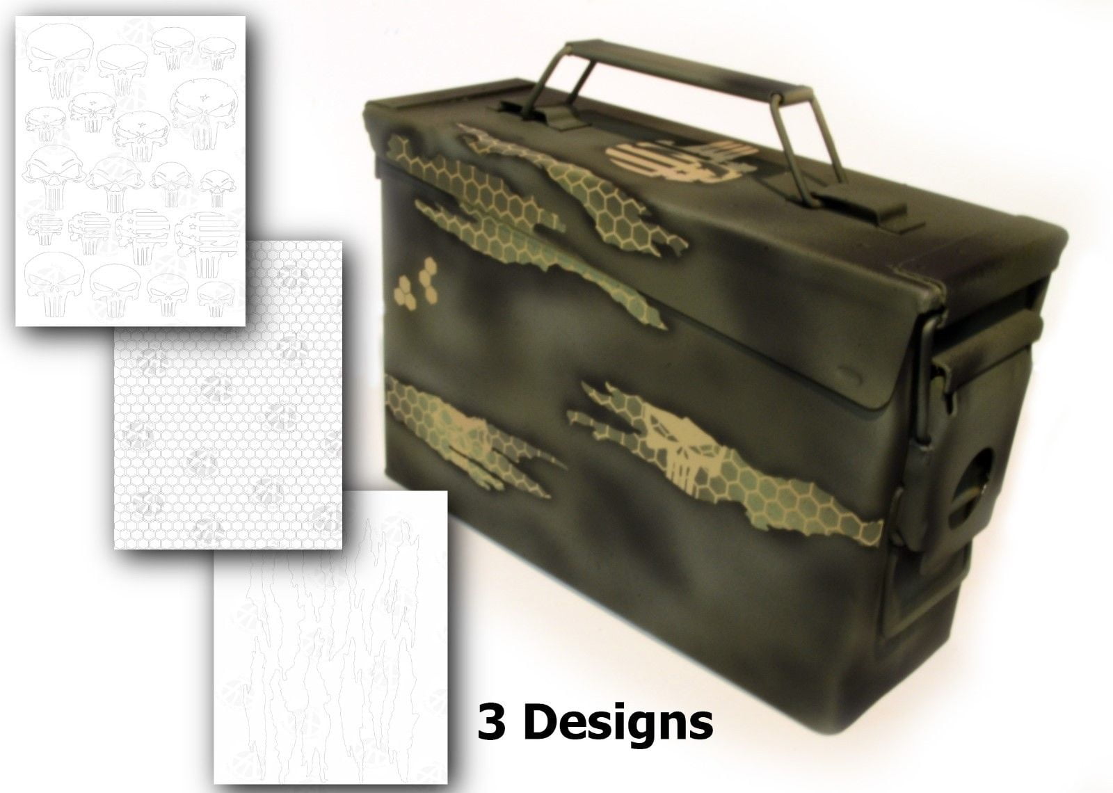 Spray Airbrush Paint Camouflage Stencils 10 Mil Camo Duracoat 9x14