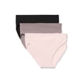thumbnail image 1 of Warners® Blissful Benefits Women's Dig-Free Comfort Mid Waist Microfiber 3-Pack Hi-Cut S-3XL, 1 of 5